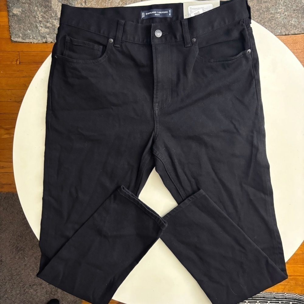 Everlane Uniform Men’s Skinny Stretch Performance Jean 35x32 Black New